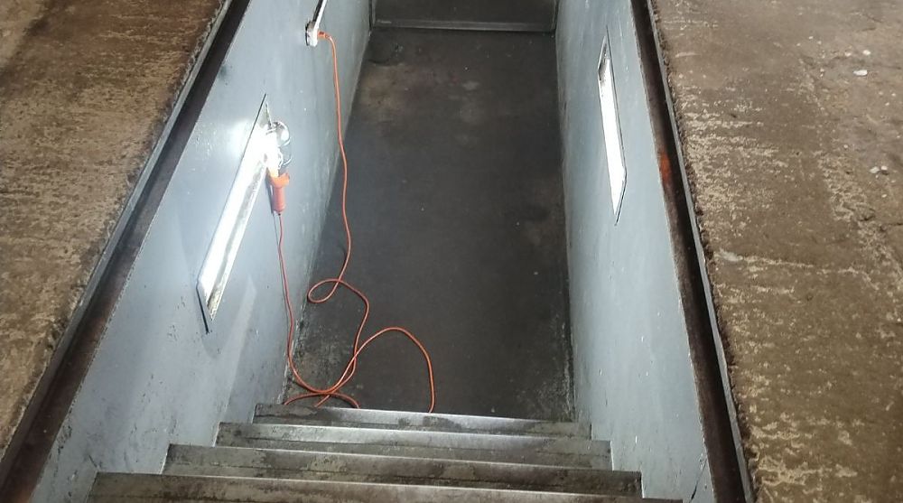 освещение гаража и ямы